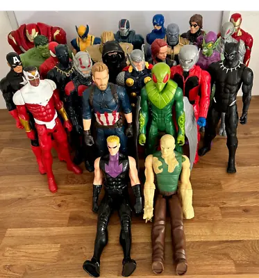 Buy Marvel DC Action Figures Titan Hero Series Avengers Hasbro Collection 12  • 6.99£