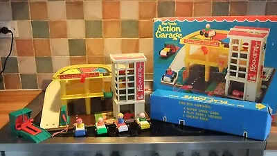 Buy Vintage Fisher Price Garage,boxed ,complete And In Vgc • 95£