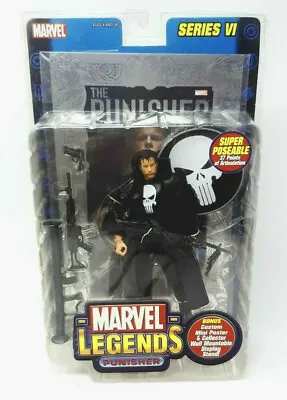 Buy Marvel Legends Movie Punisher Series 6 Vi   Silver Foil   Toybiz Figure Very Rare! • 162.27£