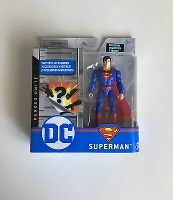 Buy DC Heroes Unite 4-Inch SUPERMAN 4-inch (10cm) Action Figure • 9.99£