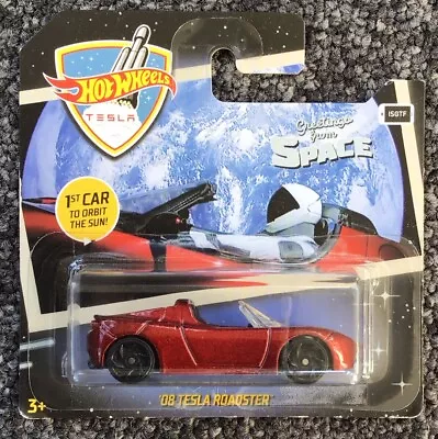 Buy Hot Wheels ‘08 Tesla Roadster - 2019 Greetings From Space - BOXED Shipping • 12.49£