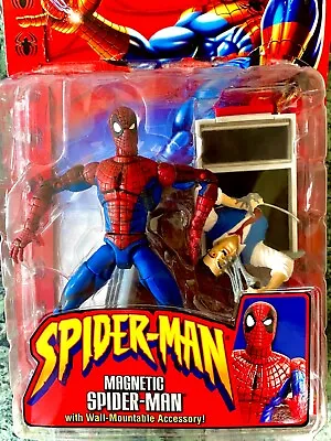 Buy New Vintage Marvel Legends Spider-man Magnetic Deadpool Head Figure Toybiz 2001  • 343.17£
