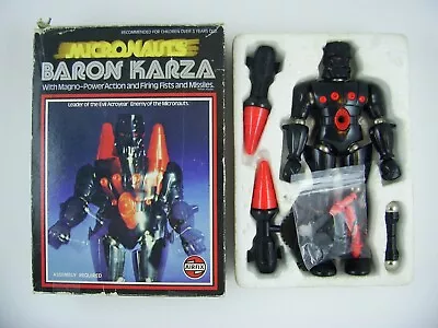 Buy Vintage Airfix Micronauts Baron Karza (Acroyear Leader) Action Figure - Boxed • 104.99£