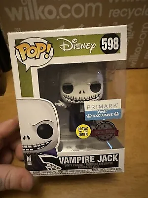 Buy Nightmare Before Christmas • Vampire Jack Pop Funko • Disney • Primark Exclusive • 10£