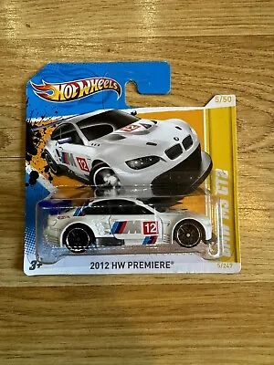 Buy 2012 Hot Wheels 1:64 BMW M3 GT2 In White On Short Card. Race Car. • 14.95£