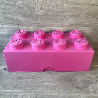 Buy Lego Large Pink 8 Stud Stackable Storage 2x4 Brick Box • 24.95£
