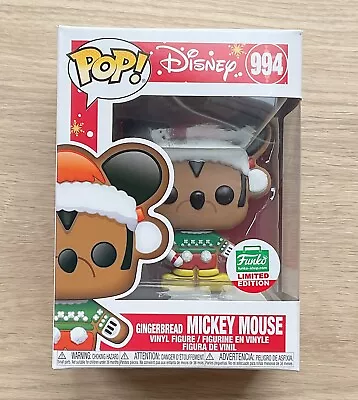 Buy Funko Pop Disney Mickey Mouse Gingerbread Mickey Mouse #994 + Free Protector • 19.99£