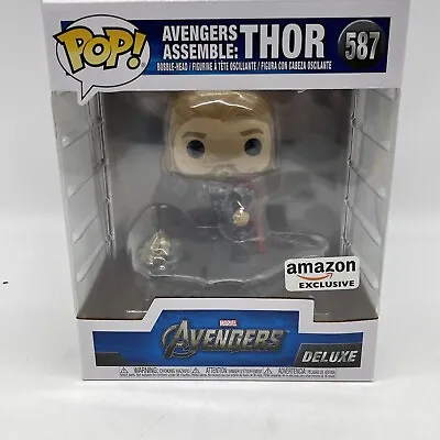 Buy Funko Pop Vinyl Marvel Avengers Assemble Thor 587 Amazon Exclusive   • 34.99£