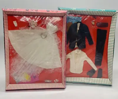 Buy Vintage 1960 Barbie #972 Wedding Day Set & KEN #787 Tuxedo NRFB • 3,003.12£