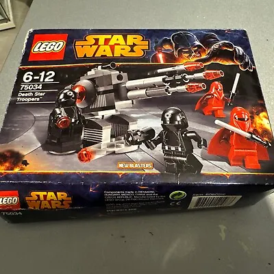 Buy LEGO STAR WARS Death Star Troopers 75034 100% Complete With Box And Instructions • 17£