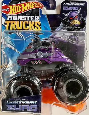 Buy Hot Wheels Monster Trucks Disney Pixar Lightyear ZURG Purple 1:64 New Toy Story • 8.26£