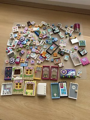 Buy LEGO Friends Themed Etched Stickered Bundle Job Lot X138 Pieces - 100% Genuine • 2.99£