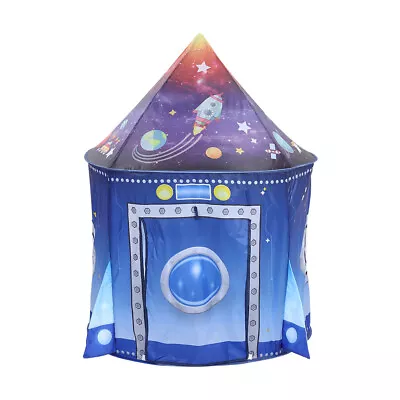 Buy Large Rocket Castle House Tent Indoor Outdoor Kids Play Child Play House POP UP • 16.95£