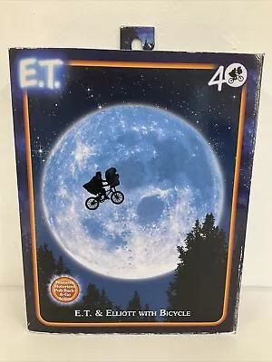 Buy Neca ET 40th Anniversary Elliot & E.T. On Bicycle 7  Scale Figure New In Stock • 54.99£