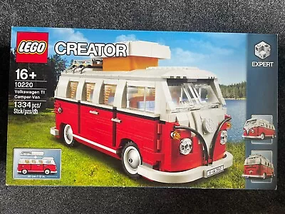 Buy LEGO Creator Expert Volkswagen T1 Camper Van (10220) • 148£
