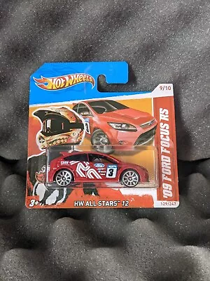 Buy Hot Wheels HW All Stars #129 Red '09 Ford Focus RS 2012 Rare On Short Card B31 • 31.93£
