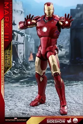 Buy Hot Toys IRON MAN MARK III 3 DELUXE VERSION QS012 Quarter Scale New • 650£