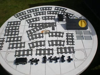 Buy Joblot Lego 9V Metal Electric Train Track Job Lot +power Controller + Couplings • 110£