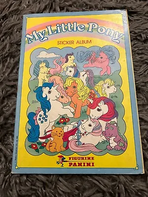 Buy Vintage G1 My Little Pony Panini Sticker Album Incomplete • 9.99£