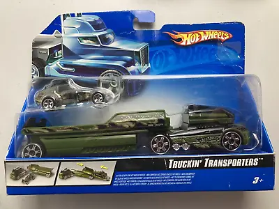 Buy Hot Wheels New In Box Rare Vintage Truckin Transporter With Army Buggy From 2006 • 12.50£
