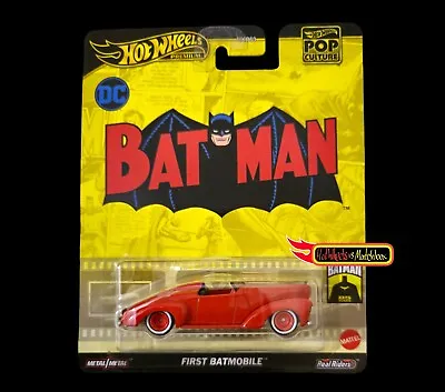 Buy Hot Wheels BATMAN FIRST BATMOBILE DC POP CULTURE 2024 B CASE • 13£