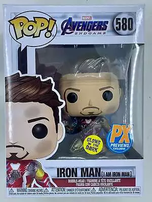 Buy I Am Iron Man PX Previews Glow In The Dark Funko Pop! Exclusive 580 • 24.99£