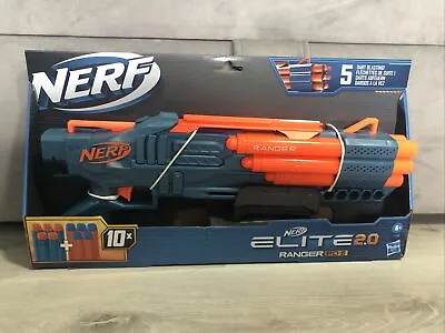 Buy Nerf Elite Ranger PD.5 Pump Action Gun With 10 Darts 8+ Outdoor Toys • 12.99£