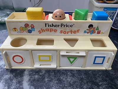 Buy Vintage 1970s  Fisher-Price  Shape Sorter With Handle • 6£