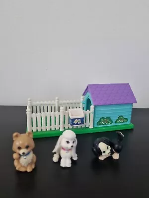 Buy Vintage Kenner Littlest Pet Shop DOGS Kennel /PLAYHOUSE Puppies  LPS • 19.99£