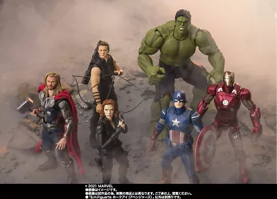 Buy Bandai S.H.Figuarts The Avengers Complete Set Japan Version • 555£