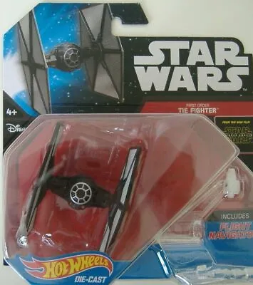 Buy HOT WHEELS STAR WARS FIRST ORDER TIE FIGHTER With STAND • 4.99£