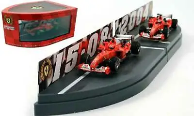 Buy Hot Wheels 1/43 Set Ferrari F2004 Hungaroring 2004 Winner Schumacher + Barrichel • 81.34£