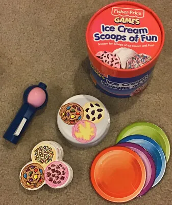 Buy Fisher-Price Ice Cream Scoops Of Fun Matching Game Colors 2000 Ages 3+ Complete • 24.10£