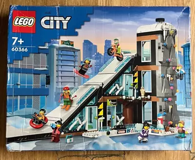Buy LEGO City 60366 Ski And Climbing Center Age 7+ 1045pcs - NEW BOX DAMAGED • 79.95£