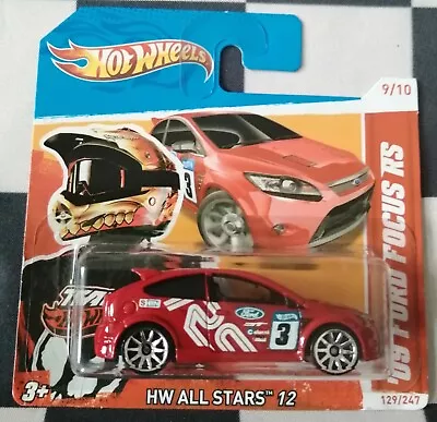 Buy 2012 Hot Wheels 09 Ford Focus RS HW All Starts Short Card 129/247 #9/10 • 19.99£
