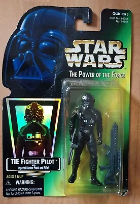 Buy Star Wars Power Of The Force Action Figure Tie Fighter Pilot • 8£