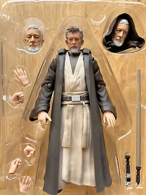Buy S.H. Figuarts - Star Wars A New Hope - Obi Wan Kenobi With Custom Head Sculpt • 159£