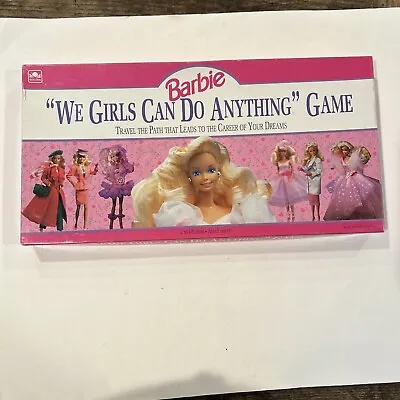 Buy Barbie We Girls Can Do Anything Board Game Vintage 1991 New But Opened Complete • 11.34£