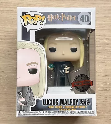 Buy Funko Pop Harry Potter Lucius Malfoy Holding Prophecy #40 + Free Protector • 34.99£