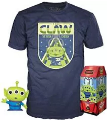 Buy Toy Story Alien The Claw Funko Pop Vinyl Figure & T-Shirt Special Edition Small • 19.99£