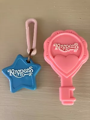 Buy Keypers Accessories X 2 Pink Brush/Key Blue Keyring 1980s Vintage Tonka Toys  • 12£