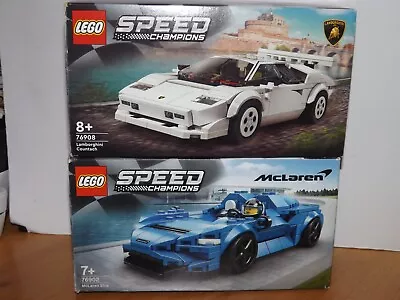 Buy 2 Lego Speed Champions - 76902 Mclaren Elva & 76908 Lamborghini Countach • 20£