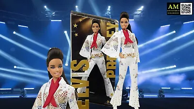 Buy Barbie Signature - Elvis Presley - American Eagle Jumpsuit - Mattel 2020 - Nrfb • 69.02£