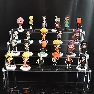 Buy Acrylic Risers Display Stand 4 Tiered Display Shelf For Funko POP Amiibo Action • 25.97£
