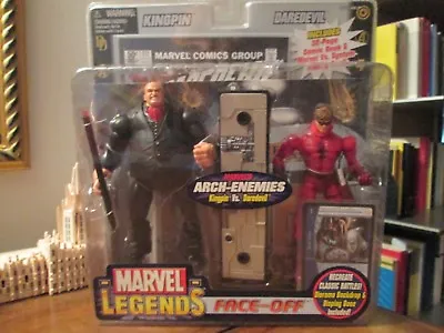 Buy MARVEL LEGENDS FACE-OFF Toy Biz Daredevil Kingpin VARIANT Hasbro Miller Fear NEW • 113.21£