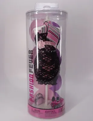 Buy Barbie Fashion Fever G8992 Black Dress & Pink Knit - Unopened Nrfp • 27.70£