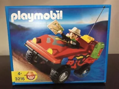 Buy New! Playmobil 3216 - Adventurer And Amphibious Vehicle • 20£