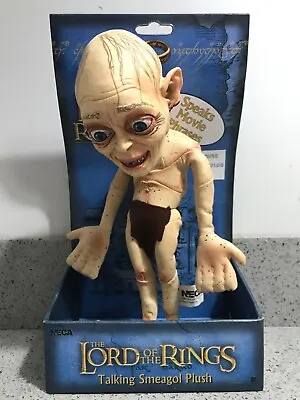 Buy Lord Of The Rings TALKING SMEAGOL PLUSH Posable Figure NECA - NEW & VERY RARE • 49.95£