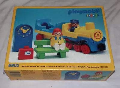Buy Geobra Playmobil 1-2-3 123 6902 Train Play Set 1992 Boxed Vintage Complete • 19.99£