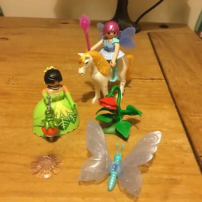 Buy Playmobil Fairy On Unicorn With Dragonfly; Forest Princess 5375 • 6.50£